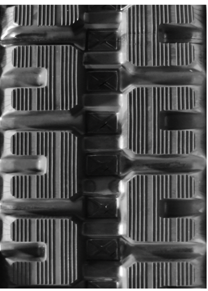 Vortex rubber track