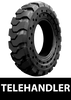 Ultra Armor 1300X24/8.5 LT Solid SN R4 W/APER (1032) TWA Telehandler Solid Tire rubber tracks