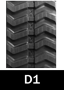 180x60x28 D1 Conv Rubber Track