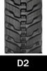 Arisun  rubber track d2 tread