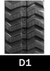 Arisun 230x72x36 rubber track d1 tread
