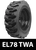 UltraArmor by Westlake 12x16.5/12Ply EL78 Pneumatic Skid Steer Tire and Wheel Assembly (TWA) Left Side Install
