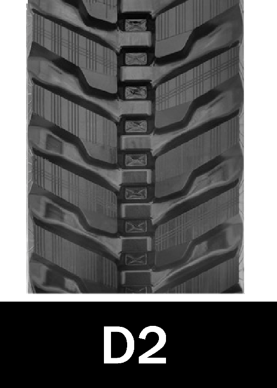 Arisun  rubber track d2 tread