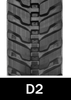 Arisun  rubber track d2 tread