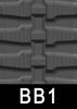 Ultrack X Series 7" 180x72Bx41 BB1 Bi-Directional L Tread Rubber Track