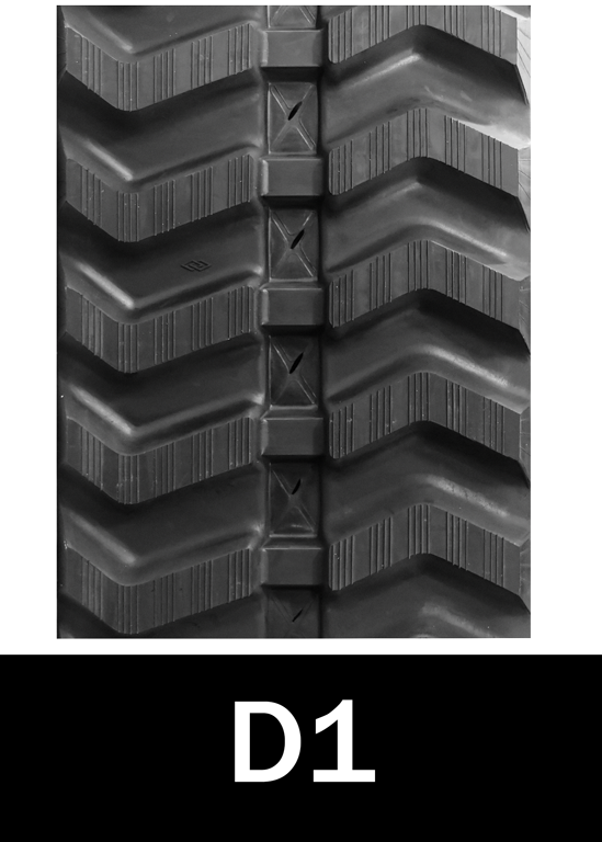 Arisun 200x72x42 rubber track d1 tread