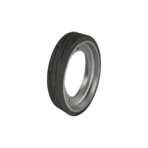 UltraTrack Ultra Armor Solid Tire with Rim Assembly JLG Aerial Lift - 323 mm x 100 mm, New, JLG, 2915012 rubber tracks