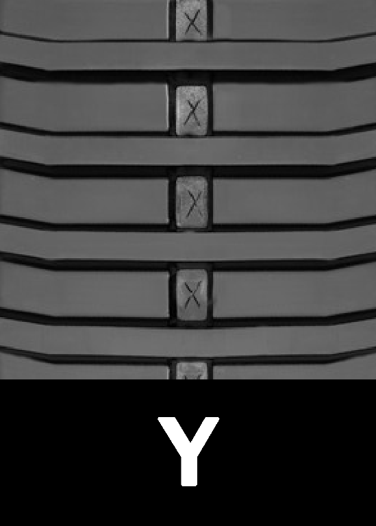 UltraTrack HDX Series 800x150Mx6 Straight Bar Tread Rubber Track