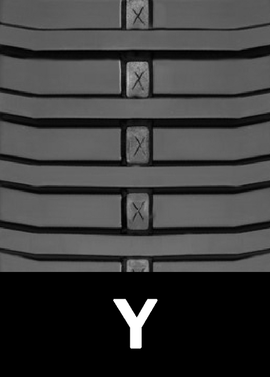 UltraTrack HDX Series 800x150Mx6 Straight Bar Tread Rubber Track